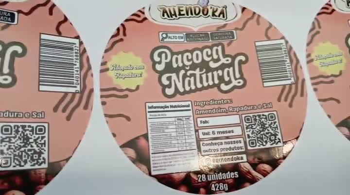 Rótulos para alimentos — produção real da Artcs Gráfica